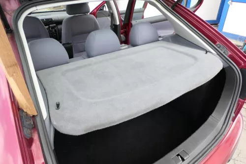 Seat Leon 1M Hutablage Abdeckung Kofferraum hinten grau