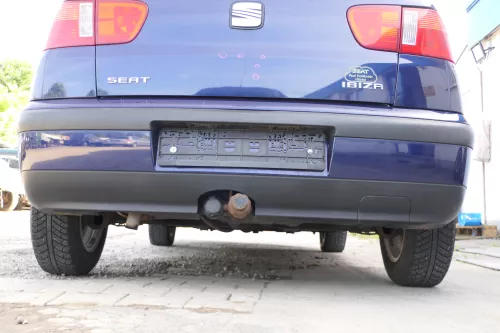 Seat Ibiza 6K Facelfit Stoßstange Heckstoßstange hinten blau LB5N