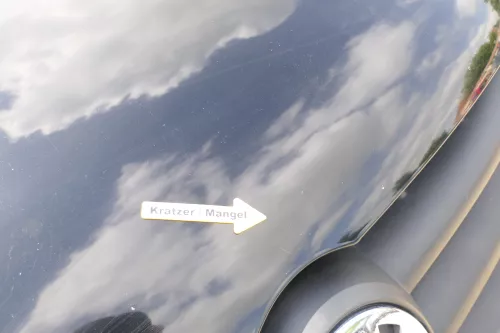 VW Fox 5Z Motorhaube Klappe vorn vorne schwarz L041 Haube (169923)