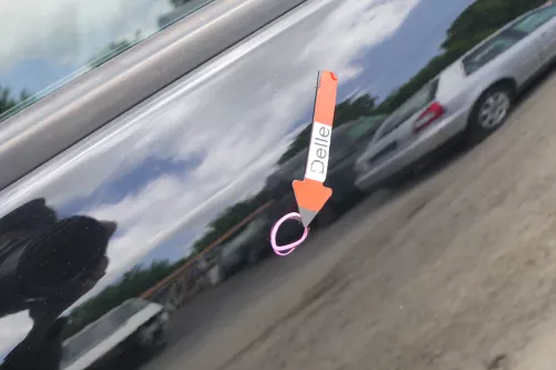 VW Fox 5Z Tür vorne links Fahrertür schwarz L041 (169928)