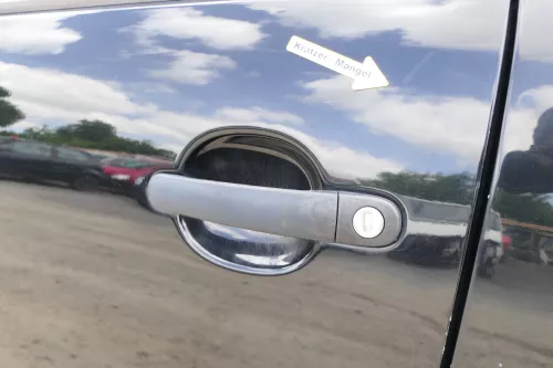 VW Fox 5Z Tür vorne links Fahrertür schwarz L041 (169928)