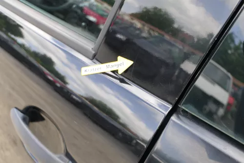 VW Fox 5Z Tür vorne links Fahrertür schwarz L041 (169928)