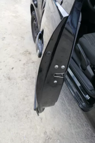 VW Fox 5Z Tür vorne links Fahrertür schwarz L041 (169928)