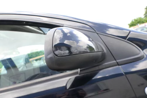 VW Fox 5Z mechanisch Spiegel Außenspiegel + Glas rechts schwarz L041 elektrisc (169932)