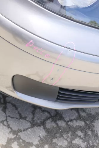 Seat Ibiza 6L Stoßstange Frontstoßstange vorne grau LS7U bis caAnfang2006 (169958)