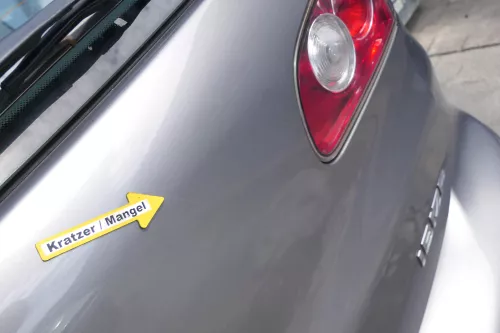 Seat Ibiza 6L Heckklappe Klappe hinten Kofferraumklappe grau LS7U ohneBremsleuch (169961)