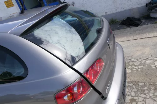 Seat Ibiza 6L Heckklappe Klappe hinten Kofferraumklappe grau LS7U ohneBremsleuch (169961)