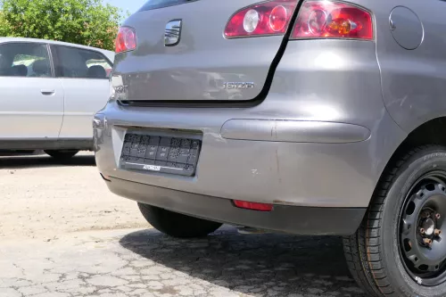 Seat Ibiza 6L Stoßstange Heckstoßstange hinten grau LS7U (169962)