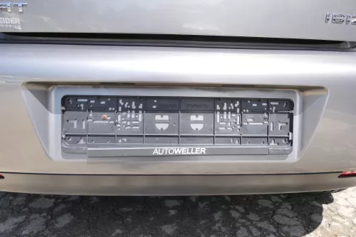 Seat Ibiza 6L Stoßstange Heckstoßstange hinten grau LS7U (169962)