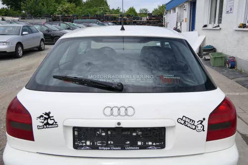 Audi A3 8L bis cBj. ca1999 Heckklappe Kofferraumklappe Klappe hinten weiß LY9G
