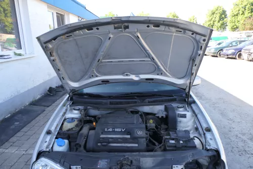 VW Golf 4 Motorhaube Haube Klappe vorne silber grau LB7Z satinsilber satin (170089)