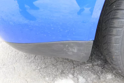 VW Golf 4 Stoßstange vorne Frontstoßstange Stoßfänger blau LW5Z SWR (170101)