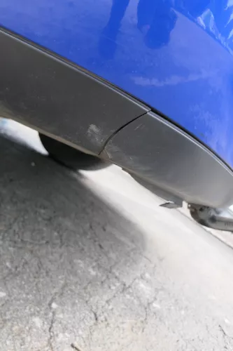 VW Golf 4 Kombi Avant Stoßstange hinten Heckstoßstange Stoßfänger LW5Z blau (170106)