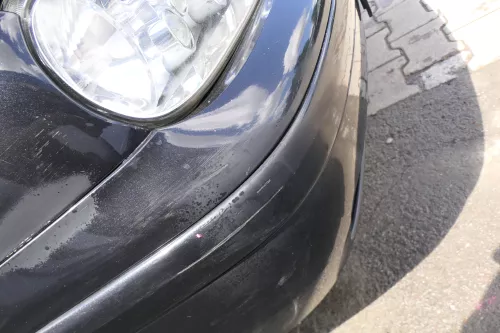 VW Golf 4 1J Stoßstange vorne Stoßfänger vorn schwarz LC9Z Frontstoßstange (170136)