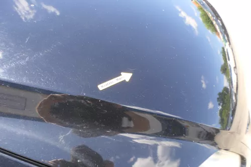 VW Fox 5Z Motorhaube Klappe vorn vorne schwarz L041 Haube (170162)