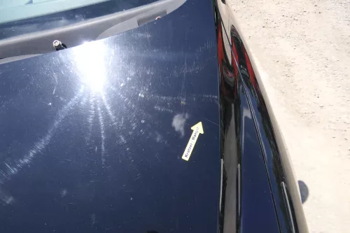 VW Fox 5Z Motorhaube Klappe vorn vorne schwarz L041 Haube (170162)