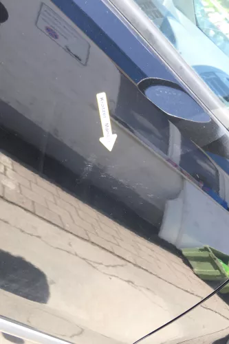 VW Fox 5Z Tür vorne rechts Beifahrertür schwarz L041 (170164)