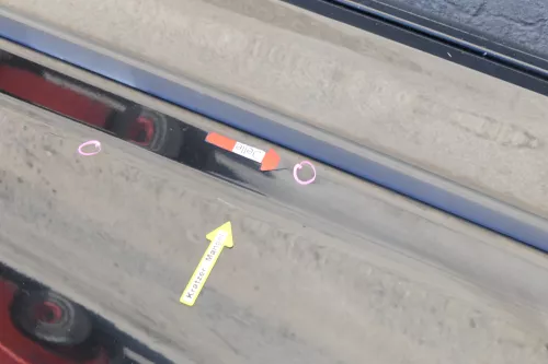 VW Fox 5Z Tür vorne links Fahrertür schwarz L041 (170166)