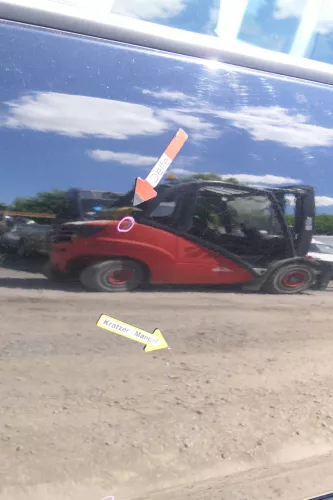 VW Fox 5Z Tür vorne links Fahrertür schwarz L041 (170166)