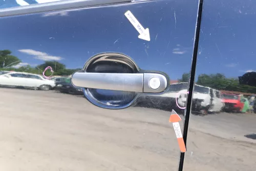 VW Fox 5Z Tür vorne links Fahrertür schwarz L041 (170166)