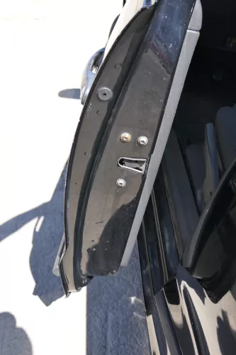 VW Fox 5Z Tür vorne links Fahrertür schwarz L041 (170166)