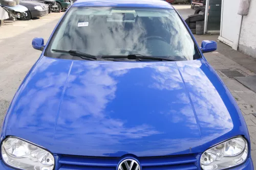 VW Golf 4 Motorhaube Haube Klappe vorne blau LW5Z