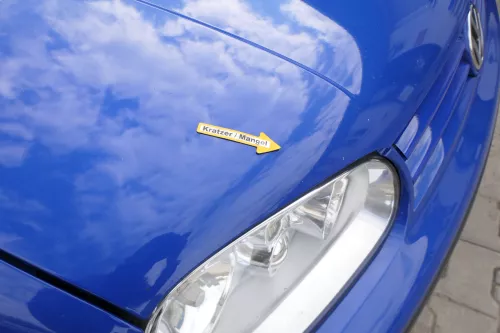 VW Golf 4 Motorhaube Haube Klappe vorne blau LW5Z (170176)