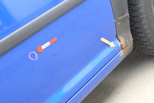 VW Golf 4 Bora Tür vorne rechts Beifahrertür 4/5-Türer+Kombi Variant blau LW5Z (170178)