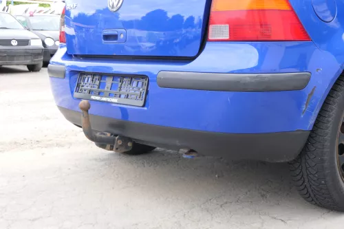 VW Golf 4 Limousine Stoßstange hinten Heckstoßstange Stoßfänger blau LW5Z (170182)