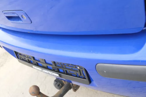 VW Golf 4 Limousine Stoßstange hinten Heckstoßstange Stoßfänger blau LW5Z (170182)