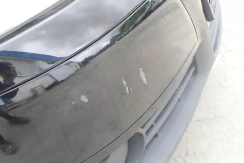 VW Fox 5Z Stoßstange vorne Stoßfänger schwarz LC9Z mit Grill (170195)