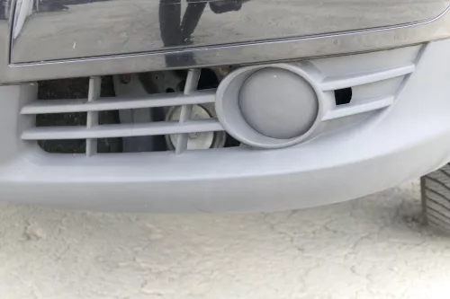 VW Fox 5Z Stoßstange vorne Stoßfänger schwarz LC9Z mit Grill (170195)