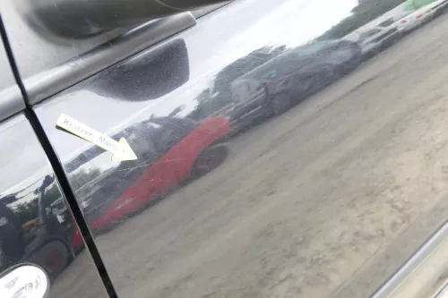 VW Fox 5Z Tür vorne links Fahrertür schwarz LC9Z (170198)