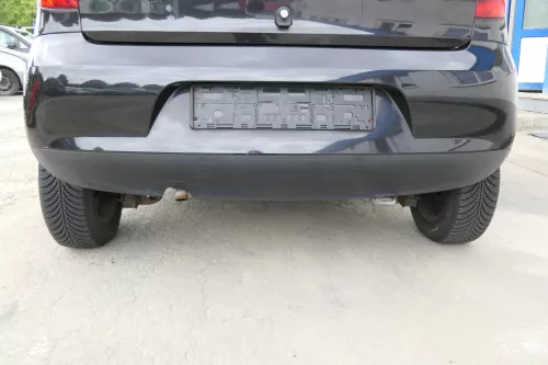 VW Fox 5Z Stoßstange hinten Stoßfänger schwarz LC9Z uni Heckstoßstange (170200)