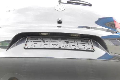 VW Fox 5Z Stoßstange hinten Stoßfänger schwarz LC9Z uni Heckstoßstange (170200)