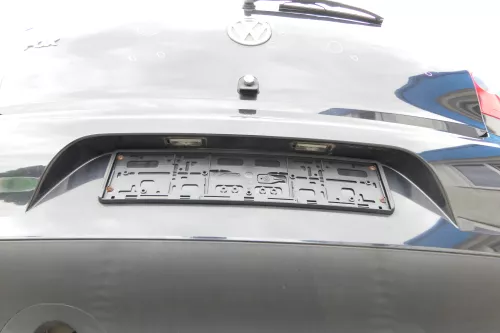 VW Fox 5Z Stoßstange hinten Stoßfänger schwarz LC9Z uni Heckstoßstange (170200)