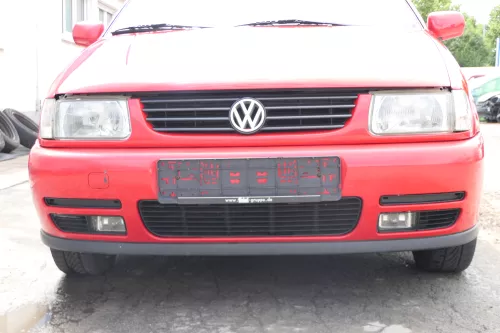 VW Polo 6N Kühlergrill Grillleiste vorne Leiste Grill rot LP3G