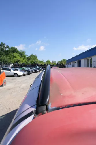 VW Sharan 7M Dachreeling Reeling Dach schwarz beide rechts &links Reling bis1999 (170255)