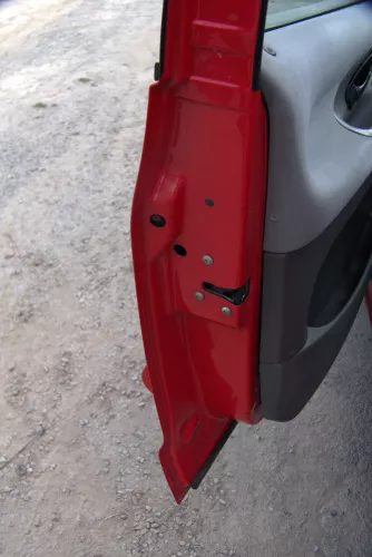 Sharan 7M Alhambra Tür links vorne Fahrertür rot bis Bj1999 ohne Anbaute (170300)