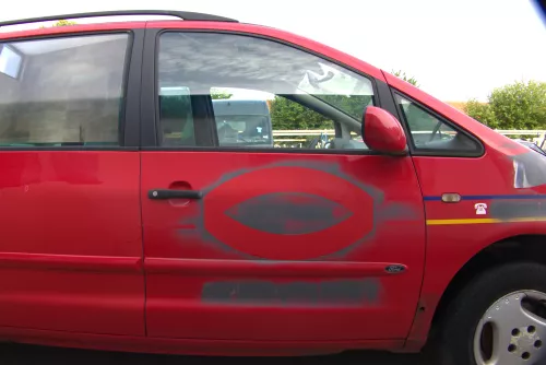 Sharan 7M Alhambra Tür rechts vorne Beifahrertür rot bis Bj1999 ohne Anbaute