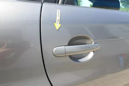 Seat Ibiza 6L Tür 4/5-Türer hinten rechts grau LS7U - ohne Anbauteile (170344)