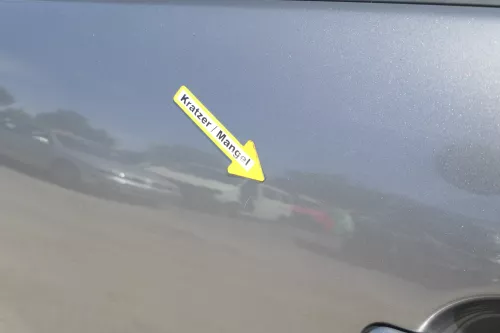 Seat Ibiza 6L Tür 4/5-Türer hinten links grau LS7U - ohne Anbauteile (170346)