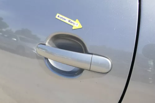 Seat Ibiza 6L Tür 4/5-Türer hinten links grau LS7U - ohne Anbauteile (170346)