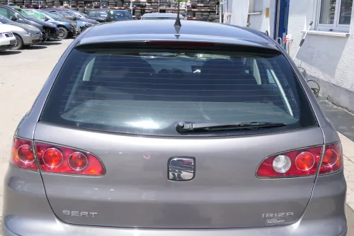 Seat Ibiza 6L Heckklappe Klappe hinten Kofferraumklappe grau LS7U ohneBremsleuch
