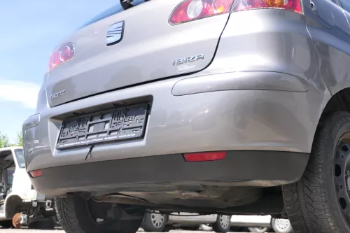 Seat Ibiza 6L Stoßstange Heckstoßstange hinten grau LS7U (170348)