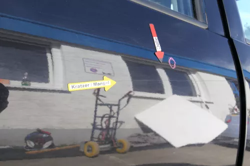 VW Golf 4 Bora Tür hinten rechts nur Kombi / Variant schwarz LC9Z -ohne Anbautei (170364)