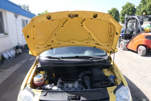 VW Fox 5Z Motorhaube Klappe vorn vorne gelb LY1C Haube (170403)