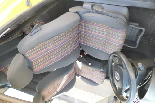 VW Fox Sitz Fahrersitz vorne links OHNEAirbag höhenverstellbar  v (170412)