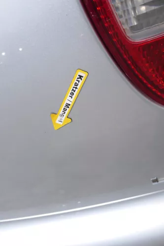 Seat Leon 1M Heckklappe Klappe hinten Kofferraumklappe silber grau LS7N Spoiler (170427)