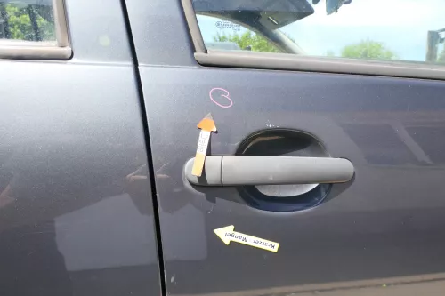 VW Golf 4 Bora Tür vorne rechts Beifahrertür 4/5-Türer+Kombi Variant grau LC7V h (170444)